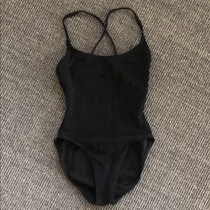 Gap NWT womens gorgeous Black One Piece Swimsuit amazing fabric European quality